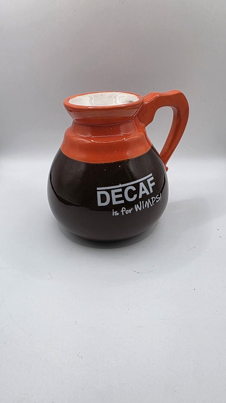 Big Mouth inc. "DECAF IS FOR WIMPS" Humorous coffee mug Office Gift
